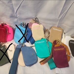 lululemon athletica Vibrant Dual Pouch Wristlet * Selecting One*